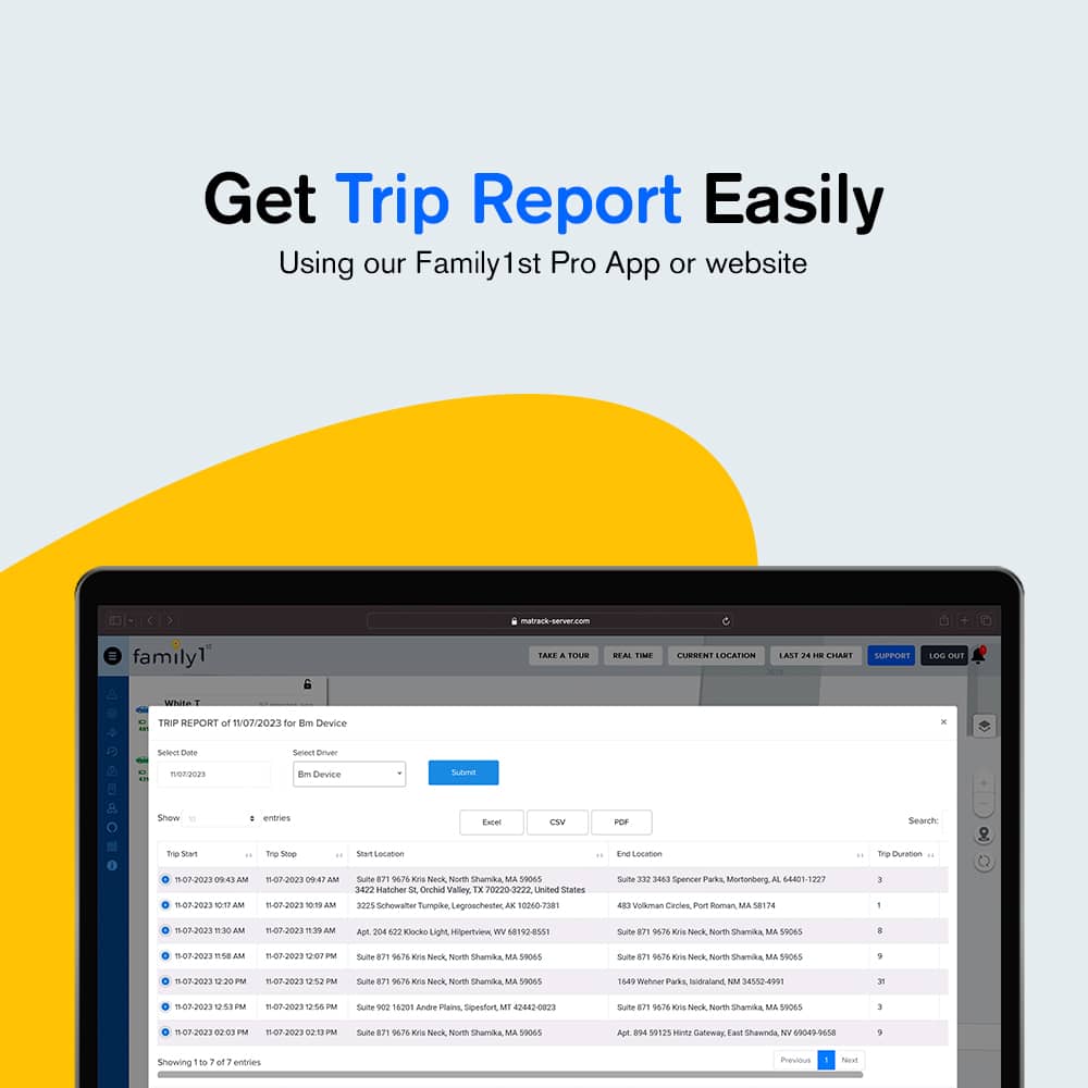 get the history report for teen drivers