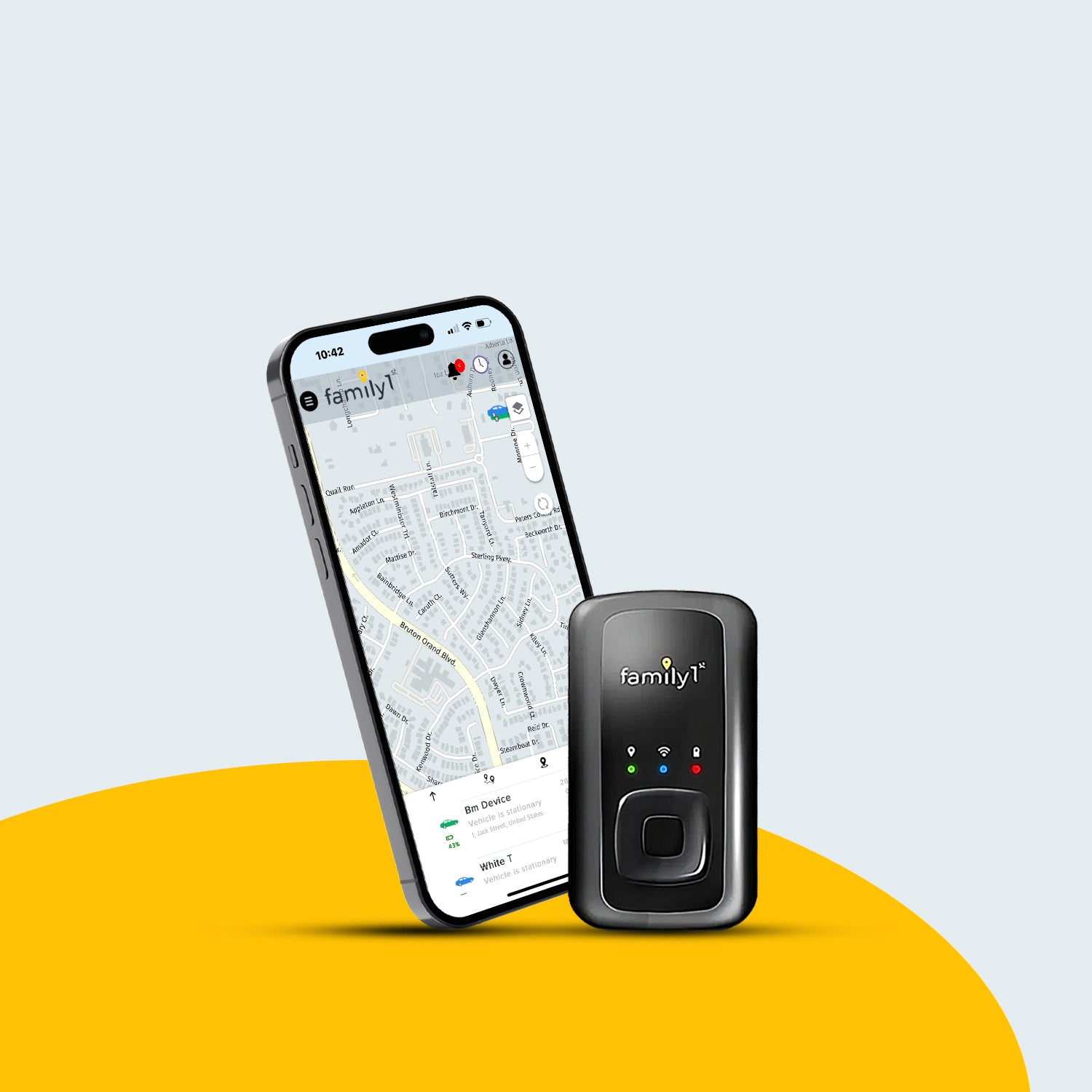 hidden car tracker with app