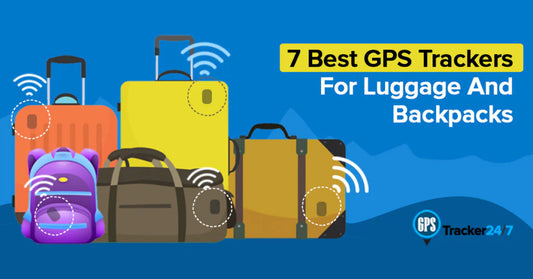 collection of gps tracking devices for luggage and backpacks