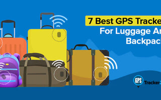 collection of gps tracking devices for luggage and backpacks