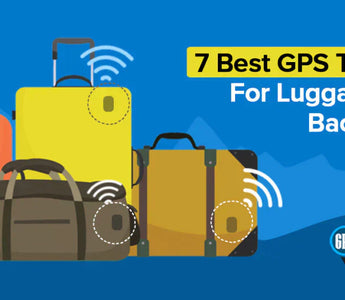 collection of gps tracking devices for luggage and backpacks