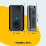 size of our portable gps tracker