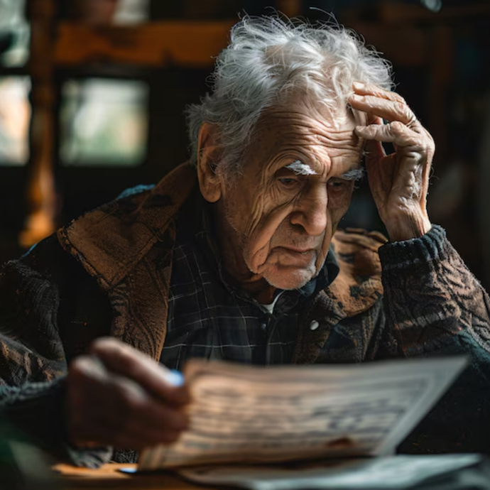 senior with dementia